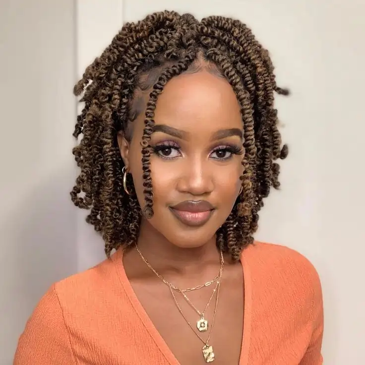 Twisted Bob Hairstyles For Black Girl