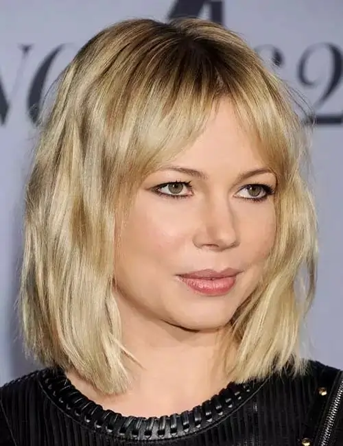 Blonde Bob Hairstyles For Round Face