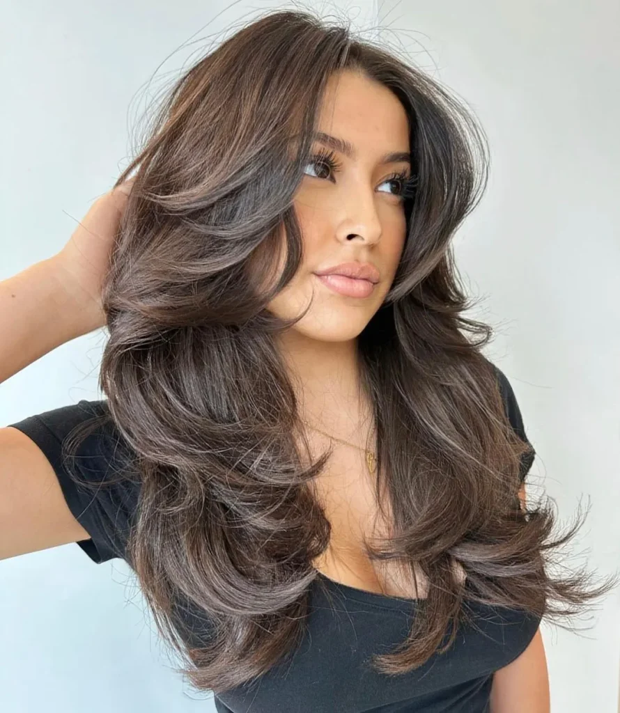 Butterfly Haircut for Medium-Length Hair