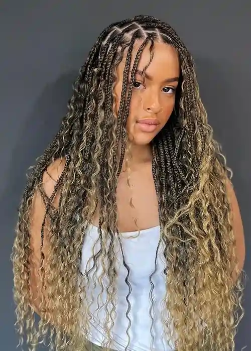 Medium Boho Braids Hairstyles