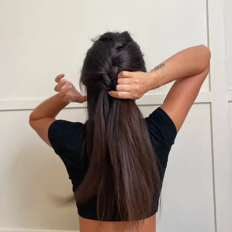 Begin Braiding Of your hair