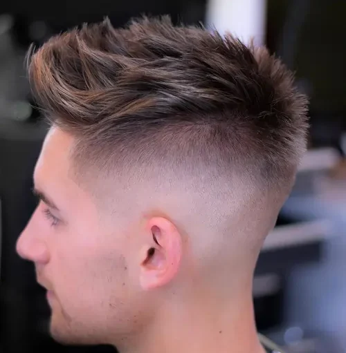 Fluffy texture mens short hairstyles