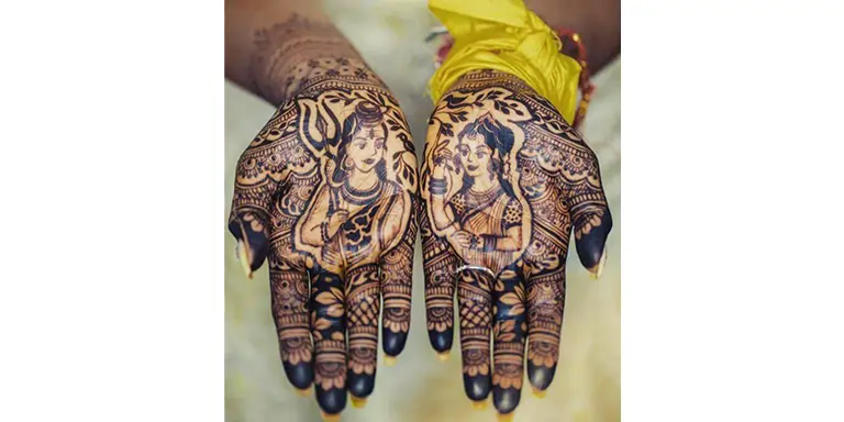 Shiva-And-Parvati-Mehndi-Design